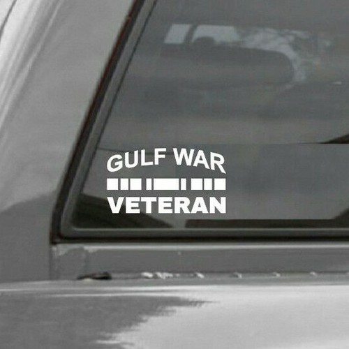 Gulf war veteran vinyl window - veteran,